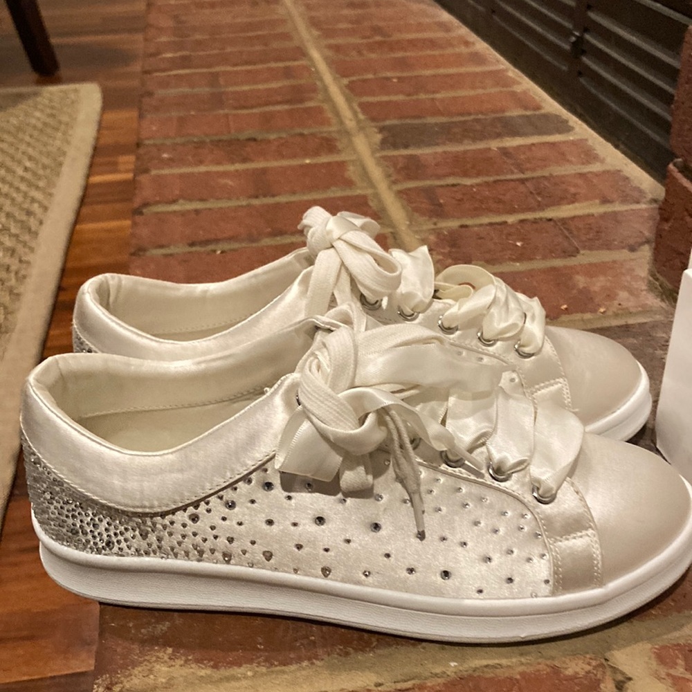 Badgley Mischka jewel shoes